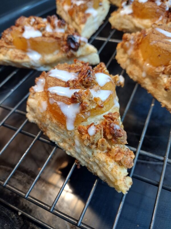 Apple Cobbler Scones - Gluten Free